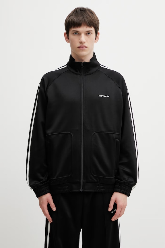 Carhartt WIP Bolar Sweat Jacket zip-up sweatshirt Men's black I036223.K02XX