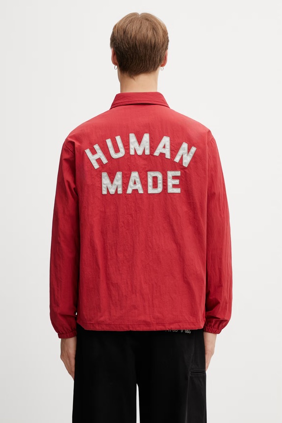Human Made MENS WOVEN JACKET geacă de tranziție pentru bărbați rosu HM31JK021
