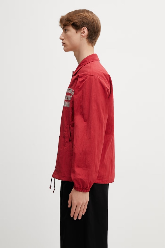 Human Made MENS WOVEN JACKET geacă de tranziție pentru bărbați HM31JK021 rosu SS26