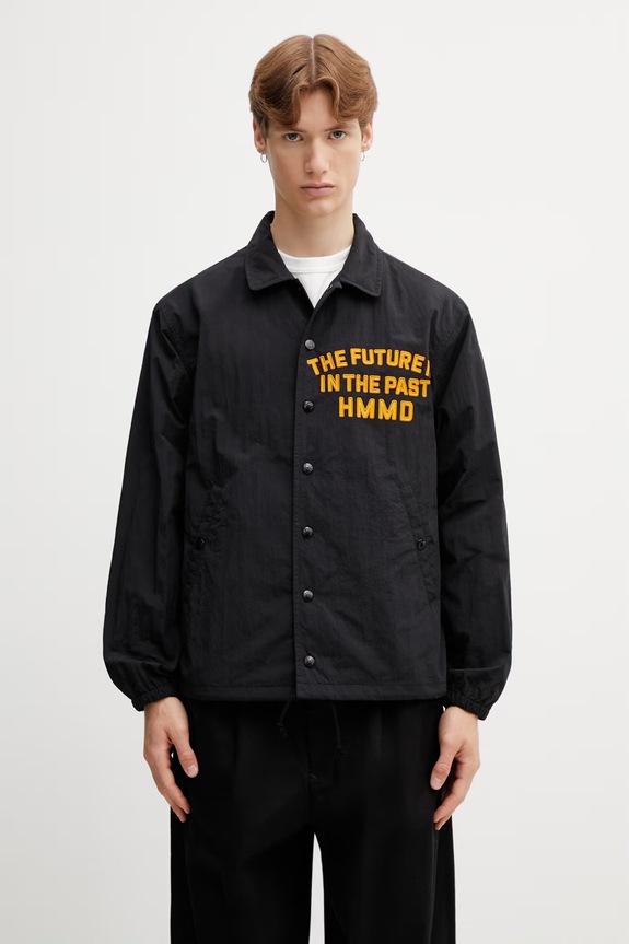 Дрехи Human Made MENS WOVEN JACKET преходно яке мъжко HM31JK021 черен