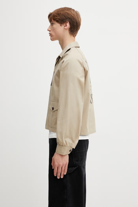 Human Made MENS WOVEN JACKET jakna od pamuka za muškarce HM31JK009 bež SS26
