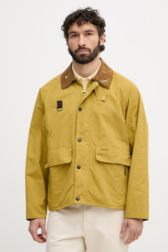 Barbour krótka kurtka męska Icons zielony MCA1093