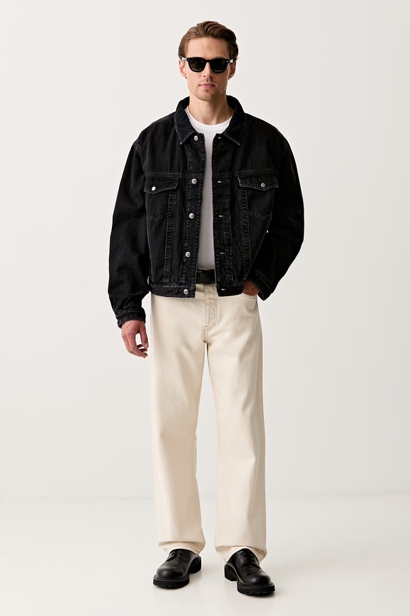 Diesel giacca di jeans D-RANGER-T A21681.0BEBQ nero SS26