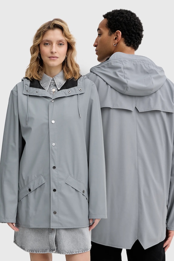 Rains kurtka 12010 Jacket W3 pozostałe szary 12010.147