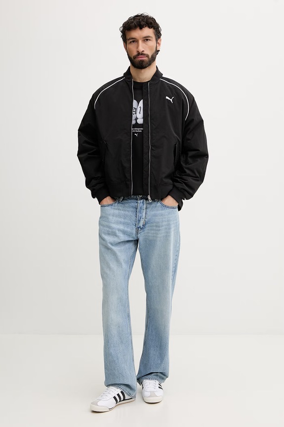Puma bunda bomber Bomber 635022 čierna SS26