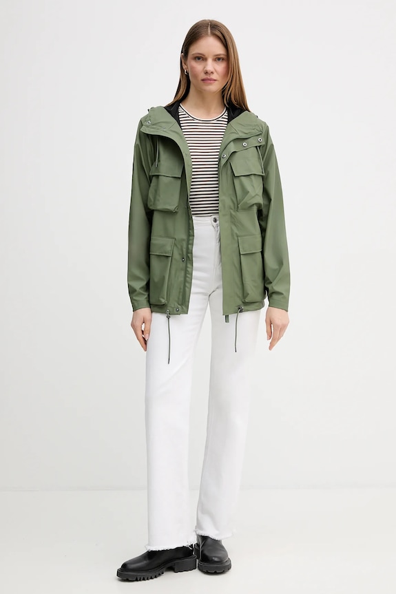 Îmbrăcăminte Rains geacă de ploaie 12210 Pocket Jacket W3 12210.145 verde