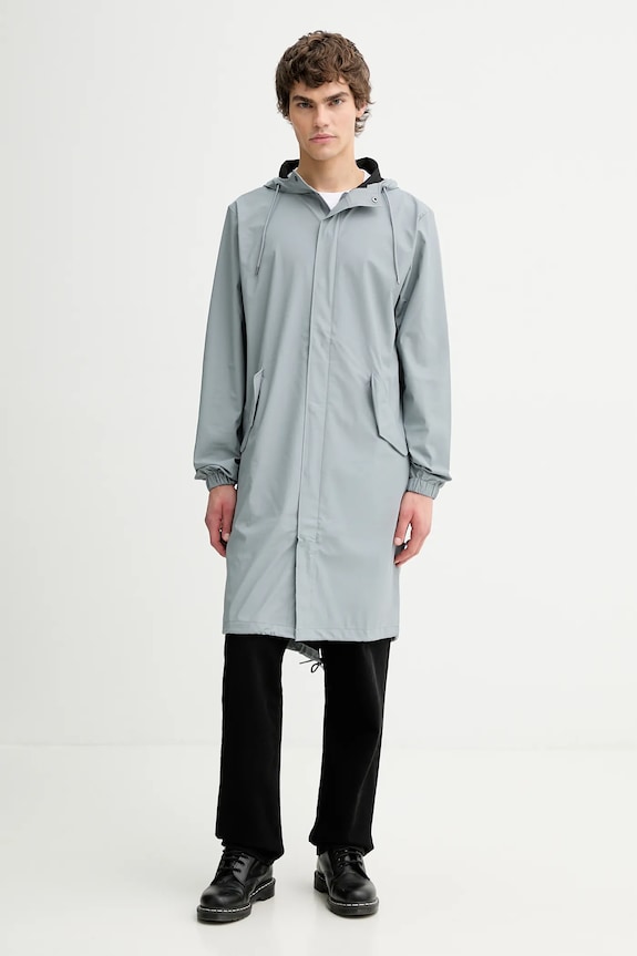 Bunda Rains 18140 Fishtail Parka W3 18140.147 sivá SS26