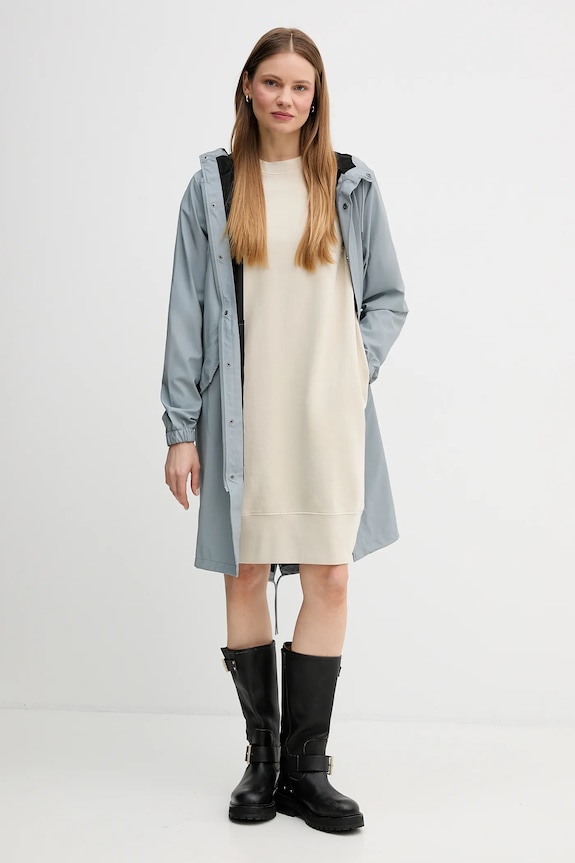 Bunda Rains 18140 Fishtail Parka W3 18140.147 sivá