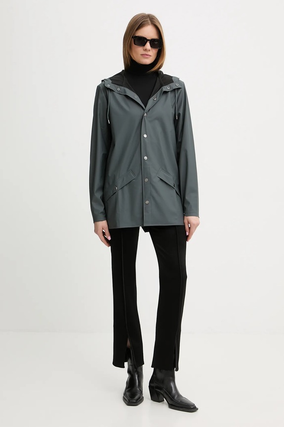Oblečenie Bunda Rains 12010 Jacket W3 12010.153 sivá