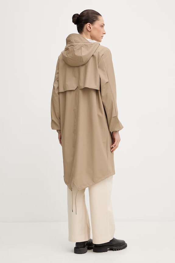 Ρούχα Rains αδιάβροχο μπουφάν 18140 Fishtail Parka W3 18140.133 μπεζ