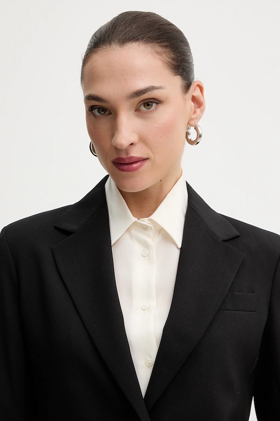 Vlnené sako Weekend Max Mara LAMINE čierna 2615041071600