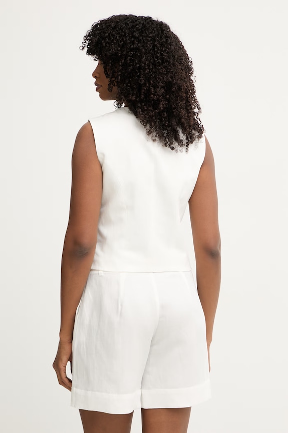 Ruházat Marciano by Guess egysoros mellény női vászonnal JANE G6GH26.W2218 fehér
