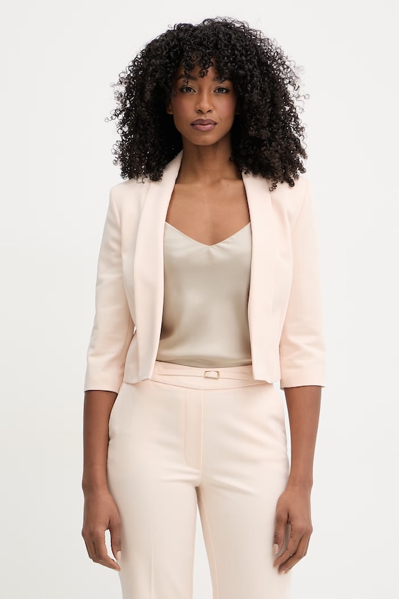 Marciano by Guess marynarka damska z bawełną SUNNY beżowy G6GN13.W1899