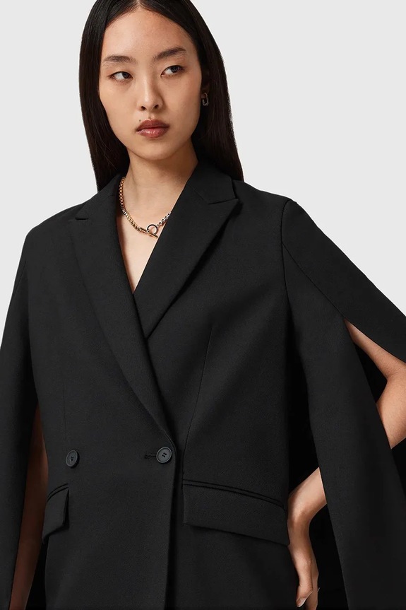 Ρούχα Σακάκι AllSaints W050QD μαύρο