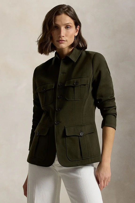 Polo Ralph Lauren marynarka dzianina zielony 211A93159