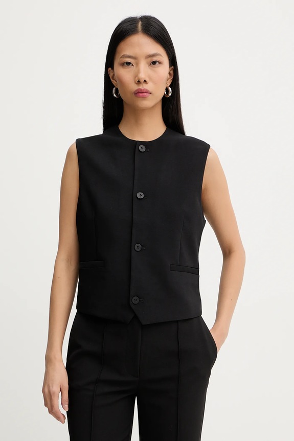 G-Star vestă Waistcoat cu captuseala negru D27333.E276