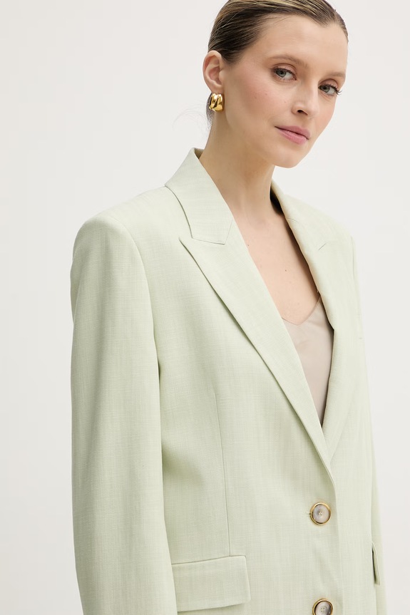 Pinko giacca da donna con viscosa verde 106529.A2W6