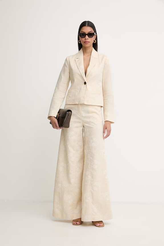 Pinko sako dámske ľanové 106526.A374 béžová SS26