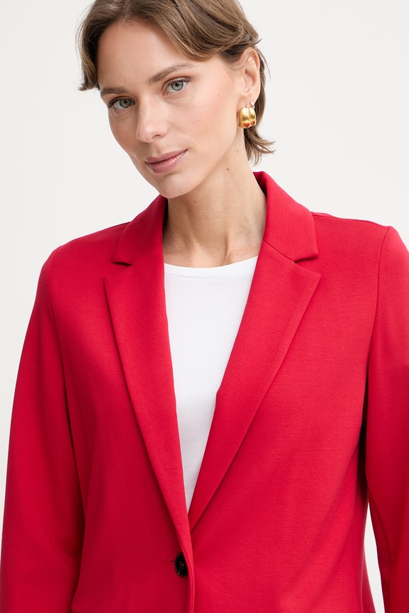 Marella sacou cu un singur rând de nasturi pentru femei, cu vâscoză Emme by Marella rosu 2615911041200