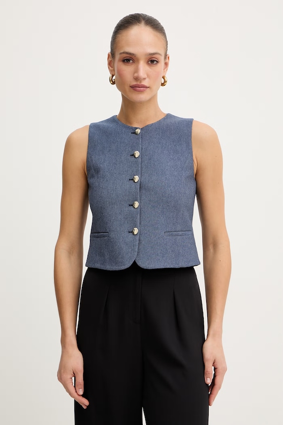 IBlues kamizelka GILET tkanina granatowy 2617911041200