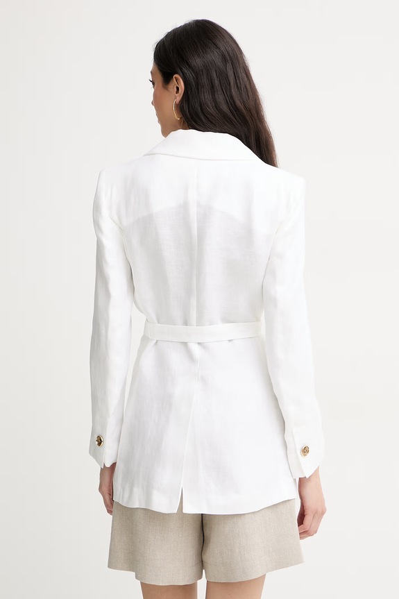 Abbigliamento Marella giacca da donna in lino MODICO 2613041012200 bianco