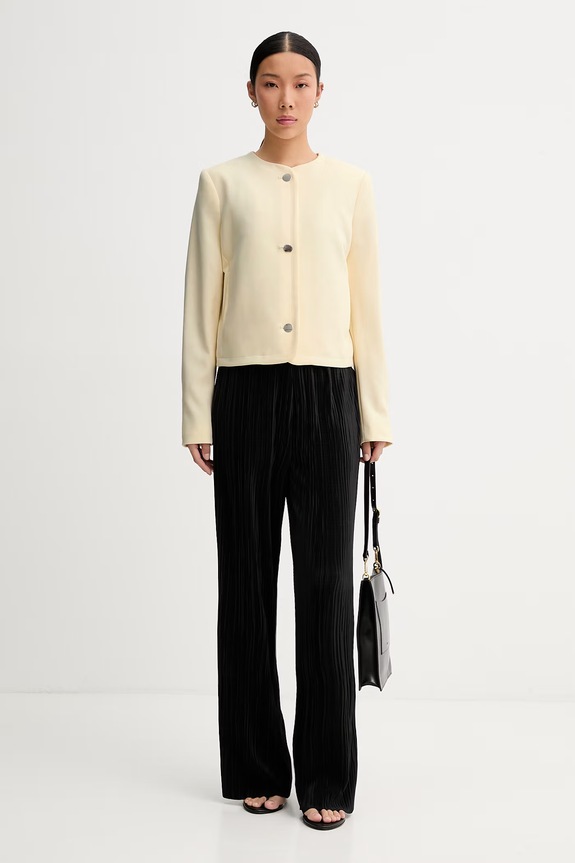 Calvin Klein sako dámske LV044F418G béžová SS26