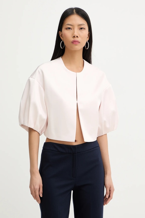 Twinset sacou cu captuseala roz 261TP2410