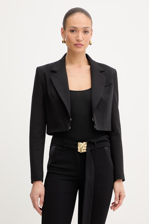 Σακάκι Fracomina ύφασμα μαύρο FJ26SJ1002W84201