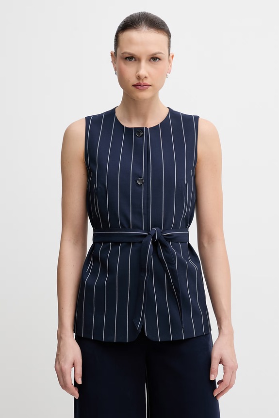 United Colors of Benetton vestă pentru femei bleumarin 26Q2DJ015
