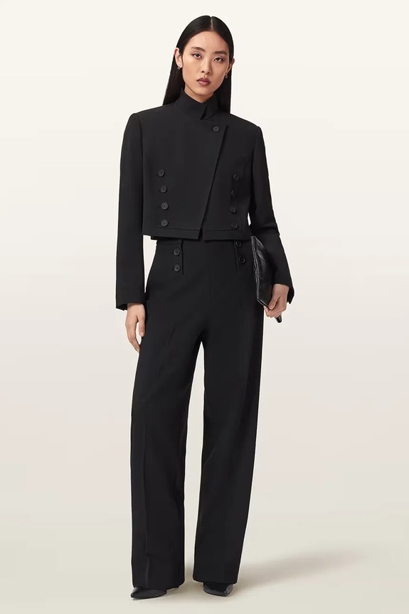 AllSaints sako dámske RAINA čierna W013QE