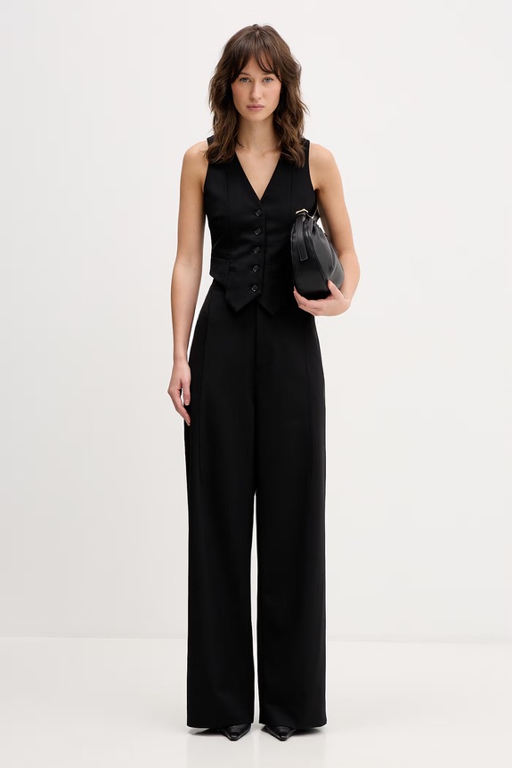 VETEMENTS gilet con lana WE76TV360B nero