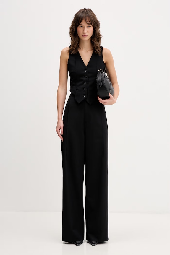 VETEMENTS gilet con lana WE76TV360B nero