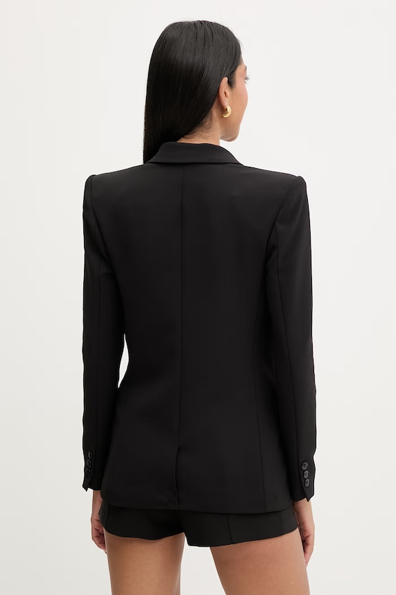 Одежда Elisabetta Franchi двубортный пиджак для женщин GI21762E2 чёрный