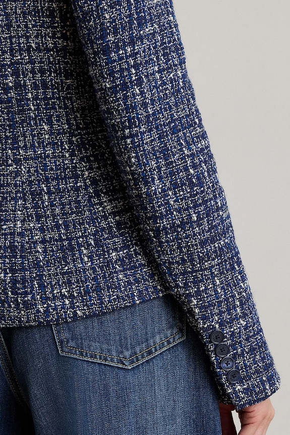 Lauren Ralph Lauren Ženski suknjič z bombažem 200P09009 modra