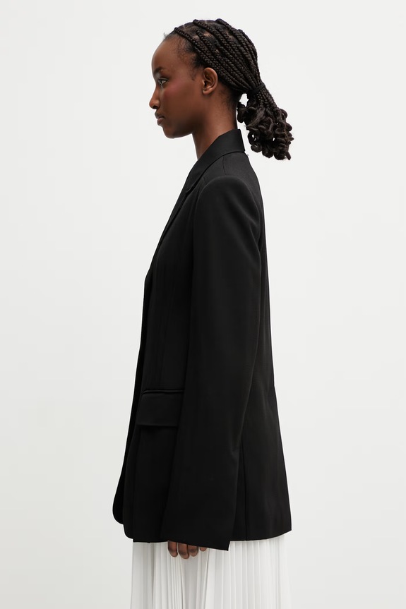 Sportmax Spxboemia однобортний піджак з віскозою жіночий 2612041052600 чорний SS26