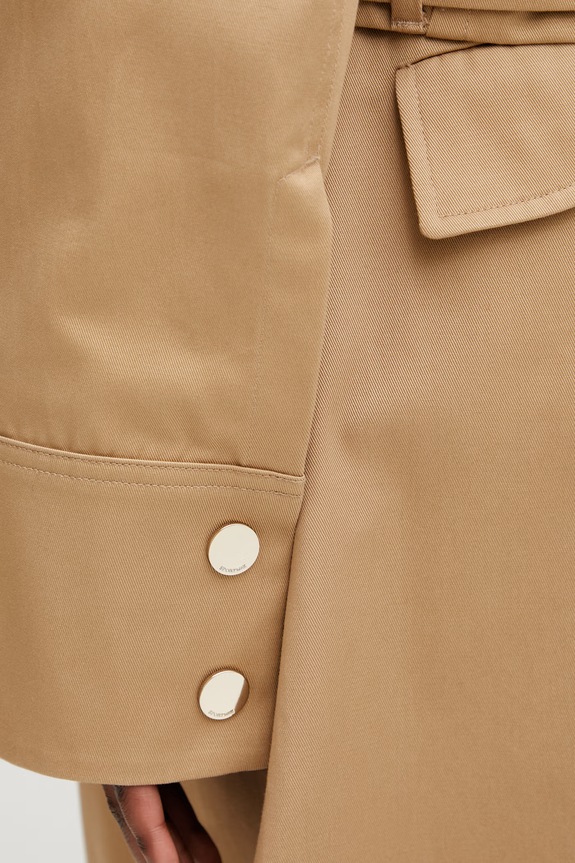Sportmax Spxfinanza transitional jacket women's cotton 2612041062600 beige
