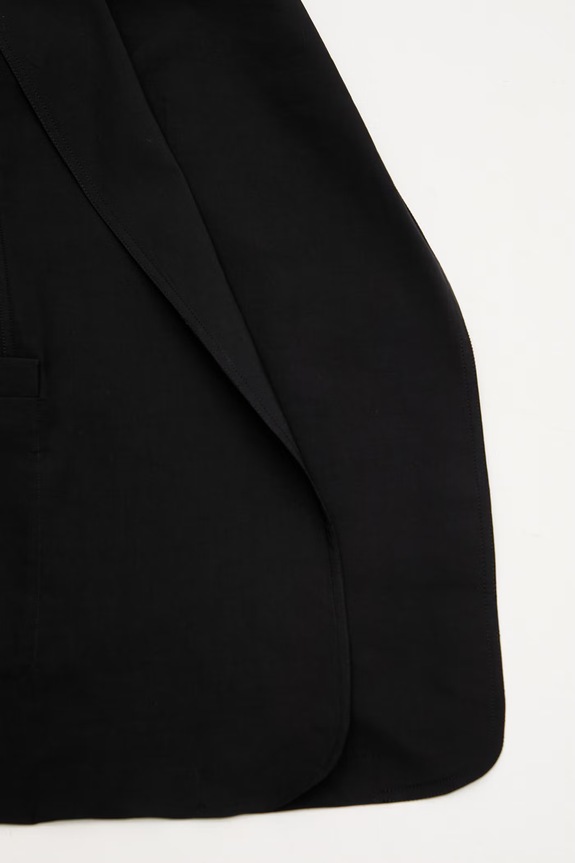 Sportmax Spxmaggio kamizelka z wiskozą damska 2612281012600 czarny