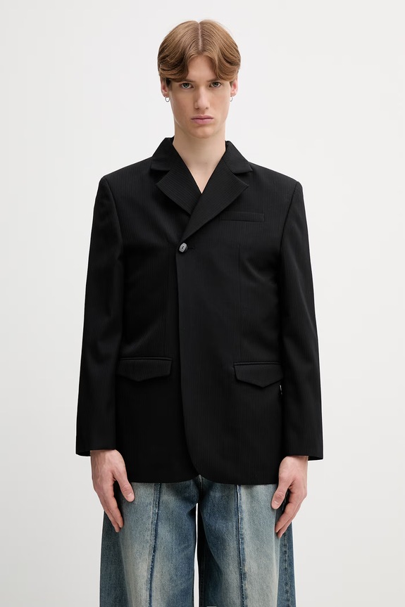 Ader Error suit coat men's wool black BP01SSBZ0203BK