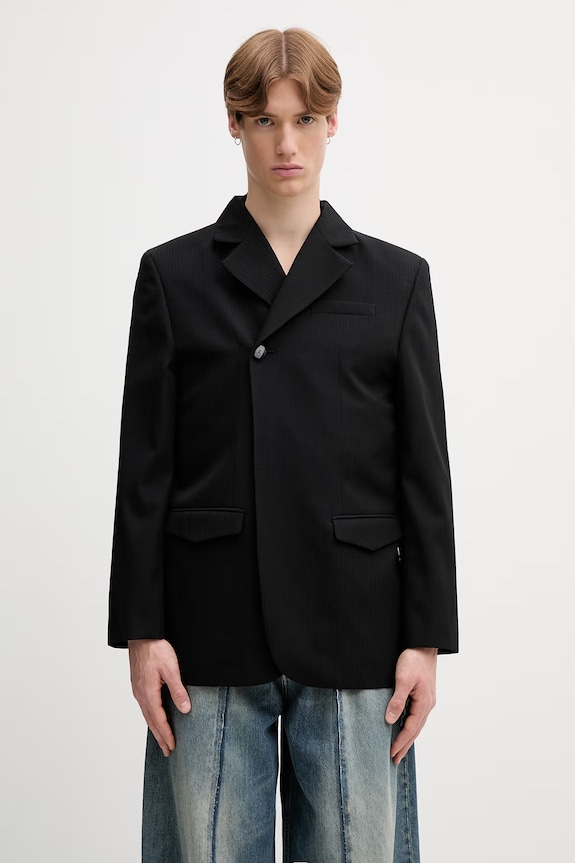 Ader Error suit coat men's wool black BP01SSBZ0203BK