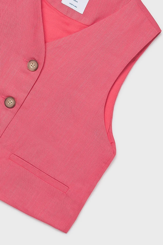 Lány Mayoral gyerek mellény 6355.8B.Junior.PPY2 rózsaszín