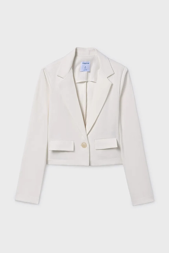 Mayoral gyerek zakó sima fehér 6403.8A.Junior.PPY2