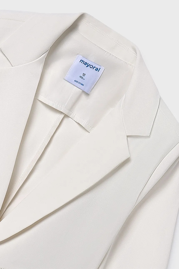 Lány Mayoral gyerek zakó 6403.8A.Junior.PPY2 fehér