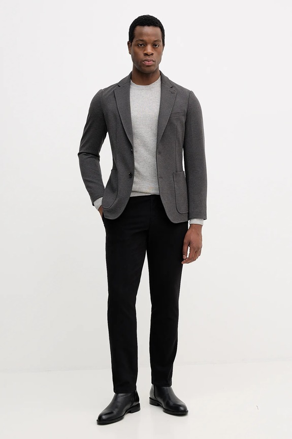 Σακάκι Tommy Hilfiger MW0MW41795 γκρί SS26