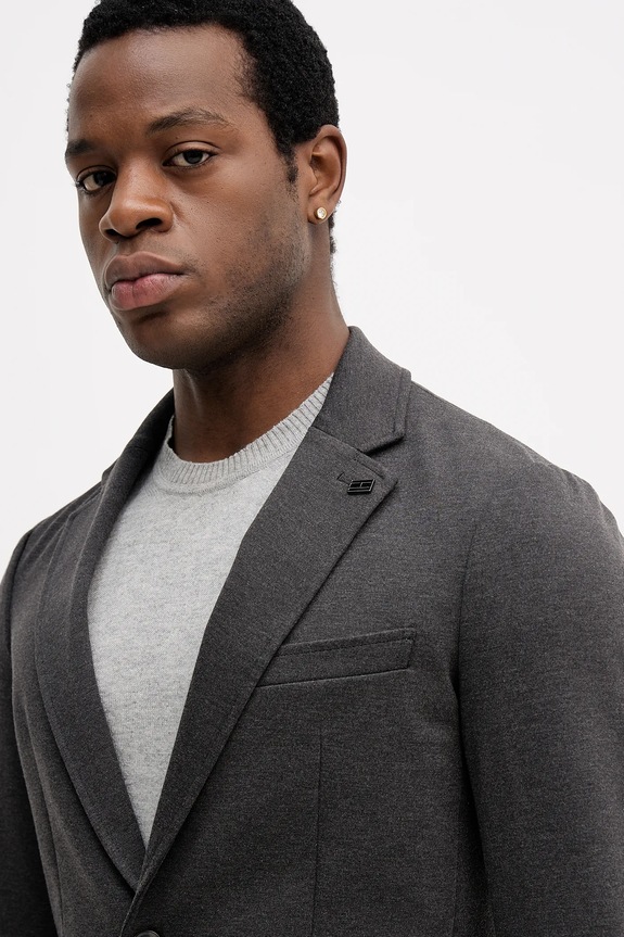 Σακάκι Tommy Hilfiger γκρί MW0MW41795