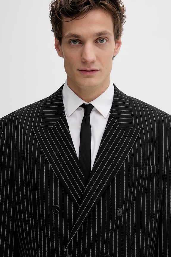 Bunda s prímesou vlny HUGO Ulik261X čierna 50554672