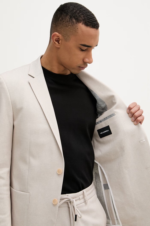 Karl Lagerfeld jednoradové sako pánske 562010.155280