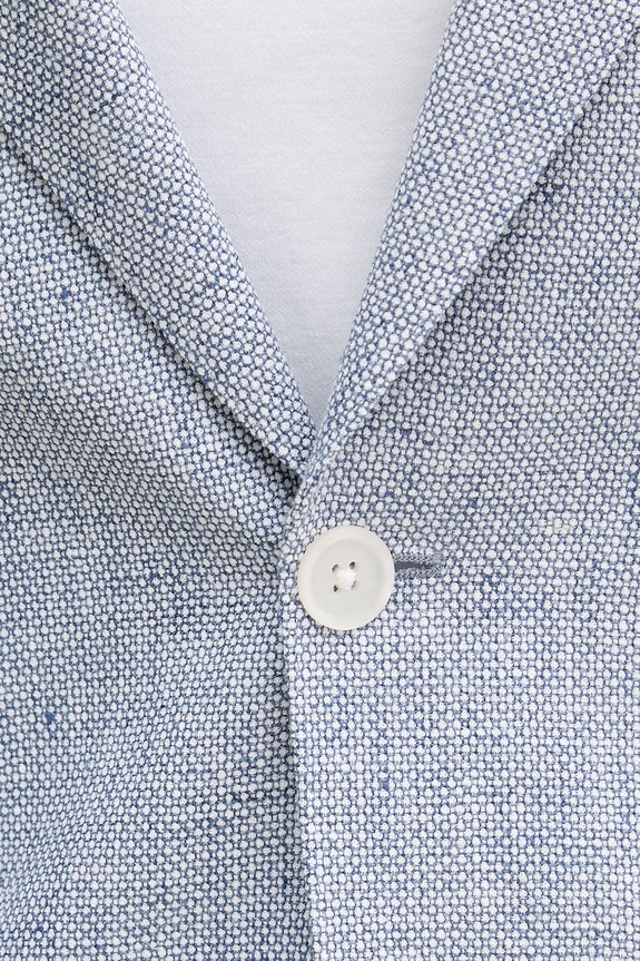 BOSS z dodatkiem lnu Hutson 50561860 niebieski