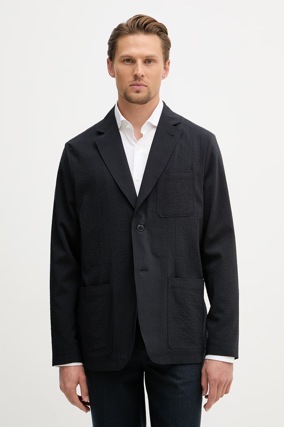 Armani Exchange egysoros férfi lyocellel sötétkék XM002082.AF22363
