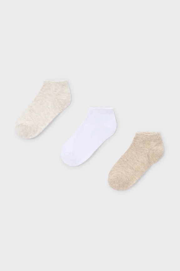 Mayoral skarpetki dziecięce 3-pack beżowy 10181.5A.Mini.PPY2