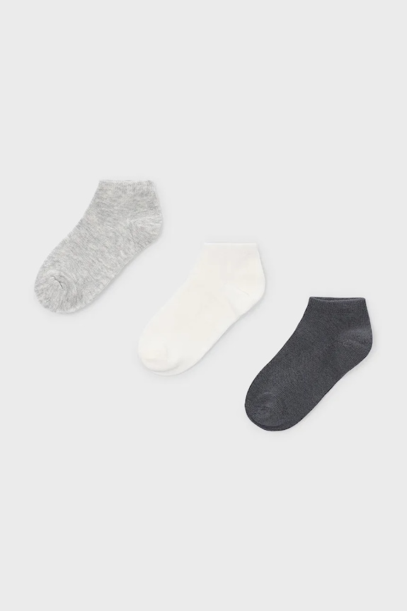 Mayoral skarpetki dziecięce 3-pack szary 10181.5A.Mini.PPY2